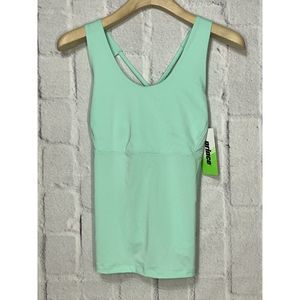 Prince Fashion Strap Tank Top Women's S Mint Wicking Cross Strap Athletic Tennis